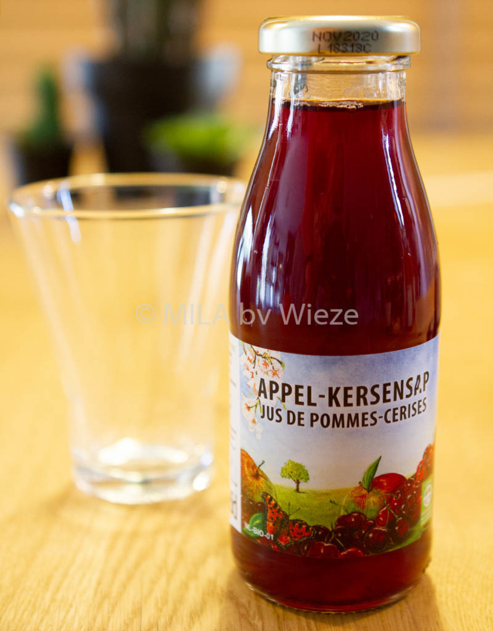 De drie wilgen Appel - Kersensap 25 cl