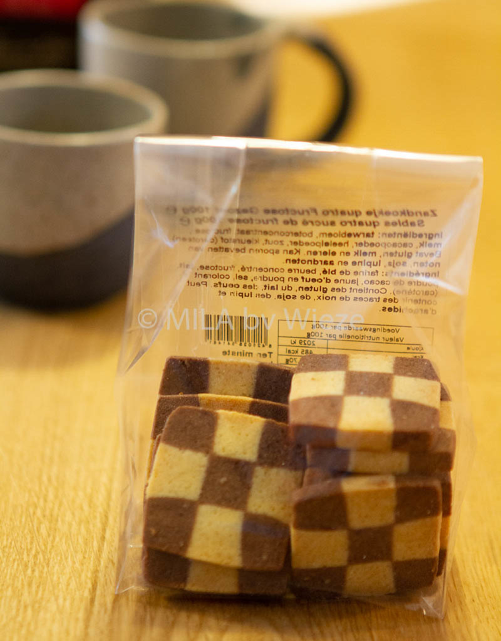 Suikervrije duo zandkoekjes 100 gr - fructose gezoet