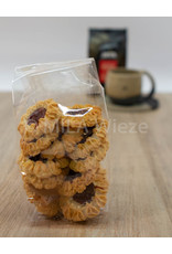 Ambachtelijk gebakken koekjes - Margrietjes met rode bessen - 125 gr - Copy