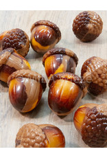 Herfstpraline - eikel melk/oranje met praliné 10 stuks