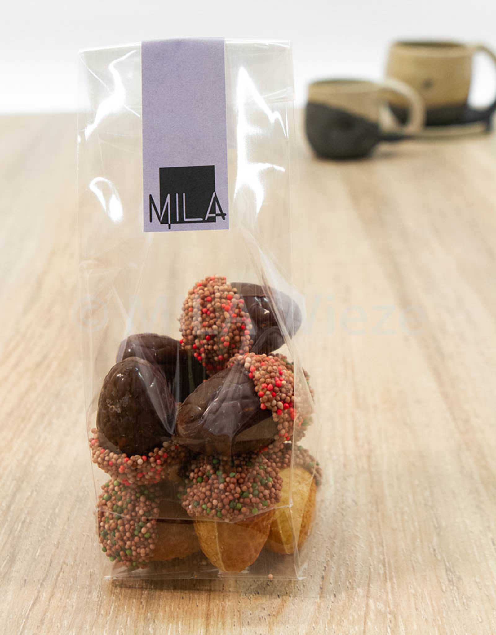 Herfstpraline - eikels assorti - 10 stuks