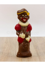 Lachende piet deco - 90 gr - 18 cm - melkchocolade