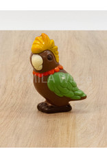 Papegaai deco - 50 gr - 10 cm - melkchocolade