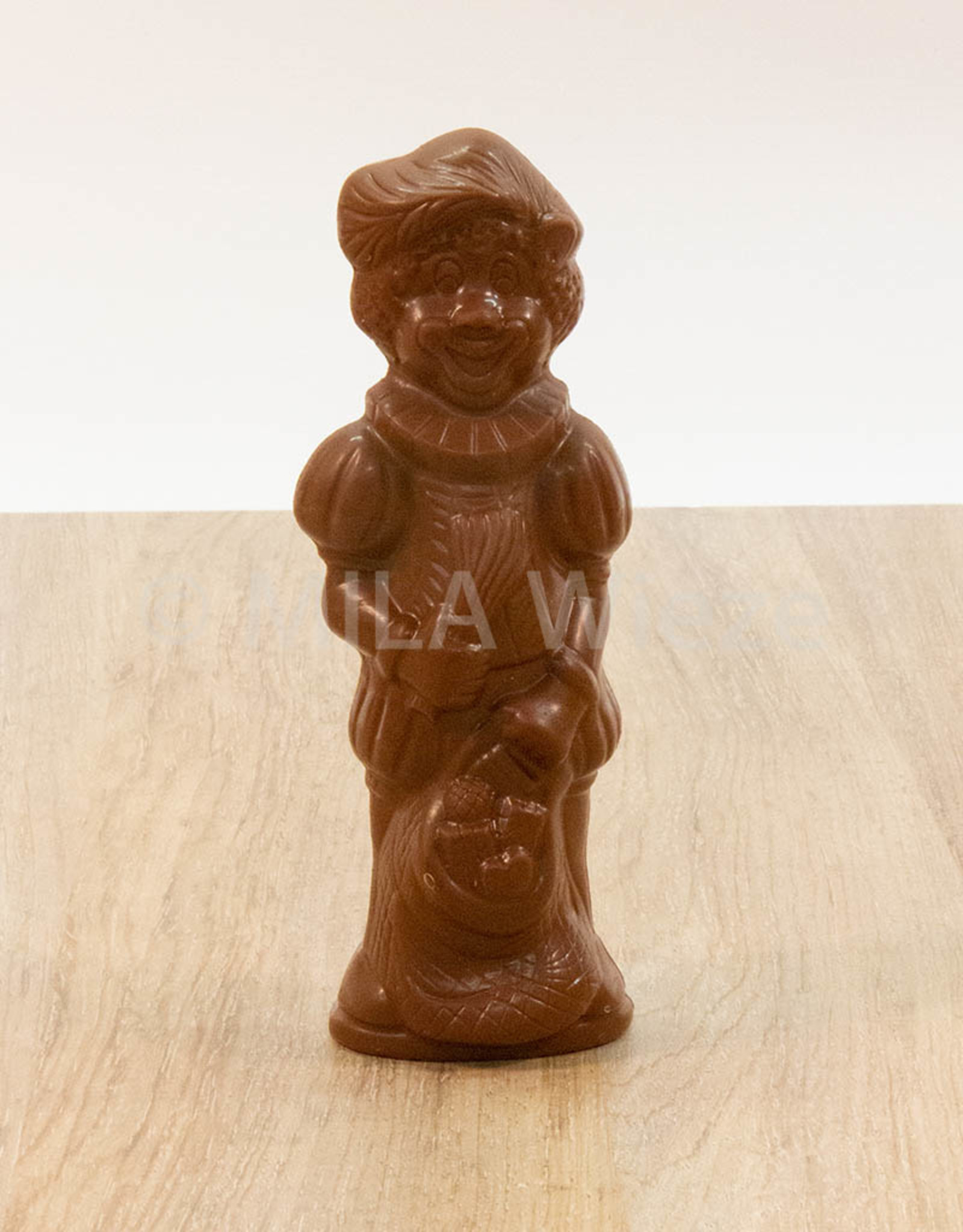 Lachende piet - 90 gr - 18 cm - melkchocolade, witte  of fondant chocolade