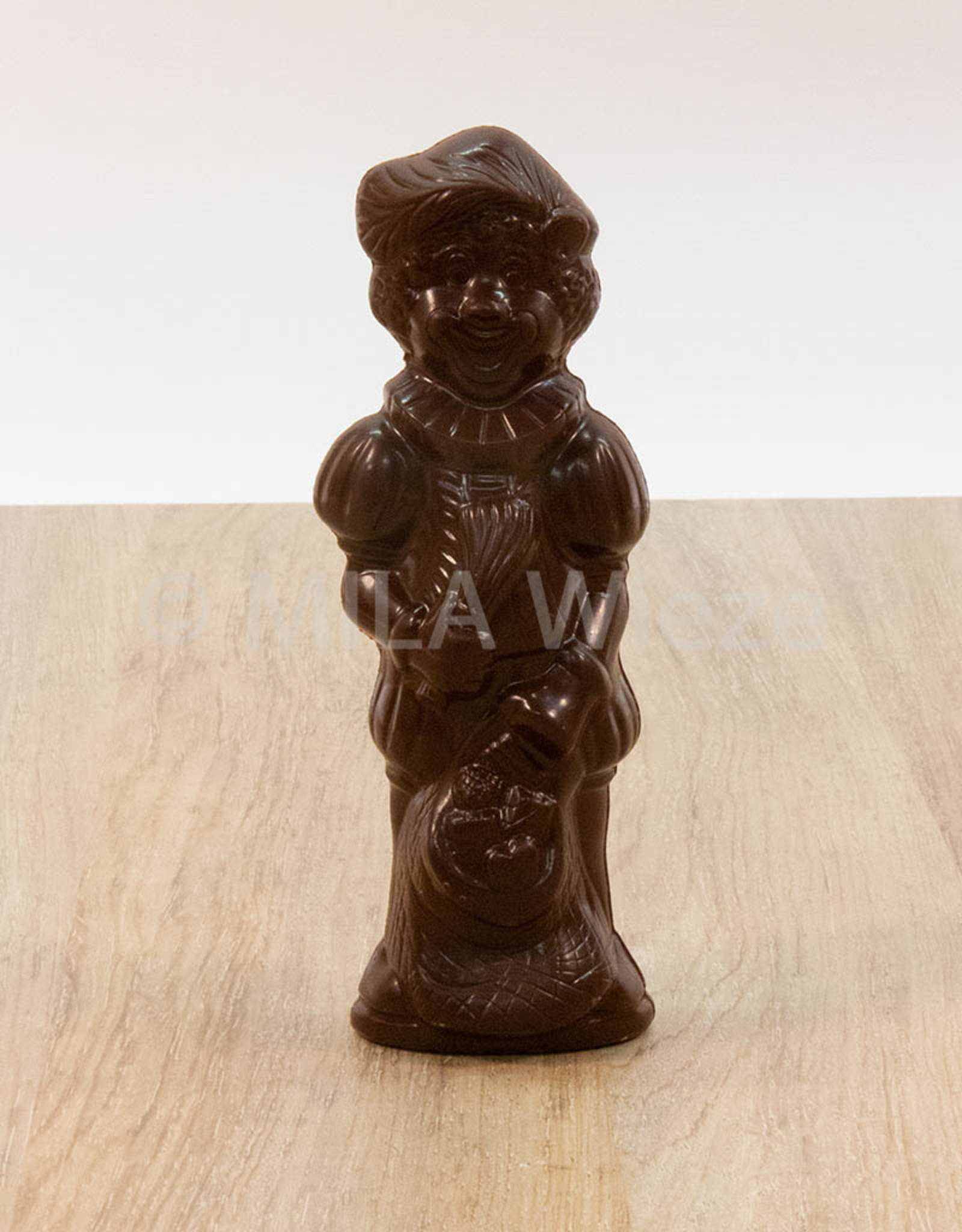 Lachende piet - 90 gr - 18 cm - melkchocolade, witte  of fondant chocolade