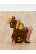 Eenhoorn deco - 75 gr - 10 cm - melk-, witte of fondant chocolade