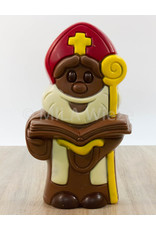 Sint met open boek - 1 kg - 35 cm - Callebaut chocolade