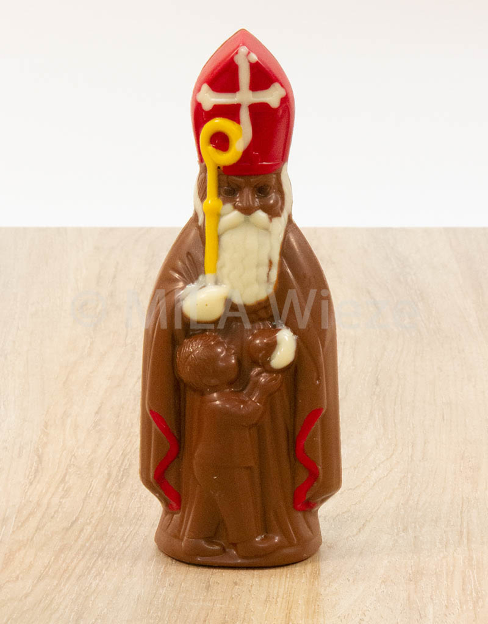 Sint deco - 90 gr - 12,5 cm -melkchocolade