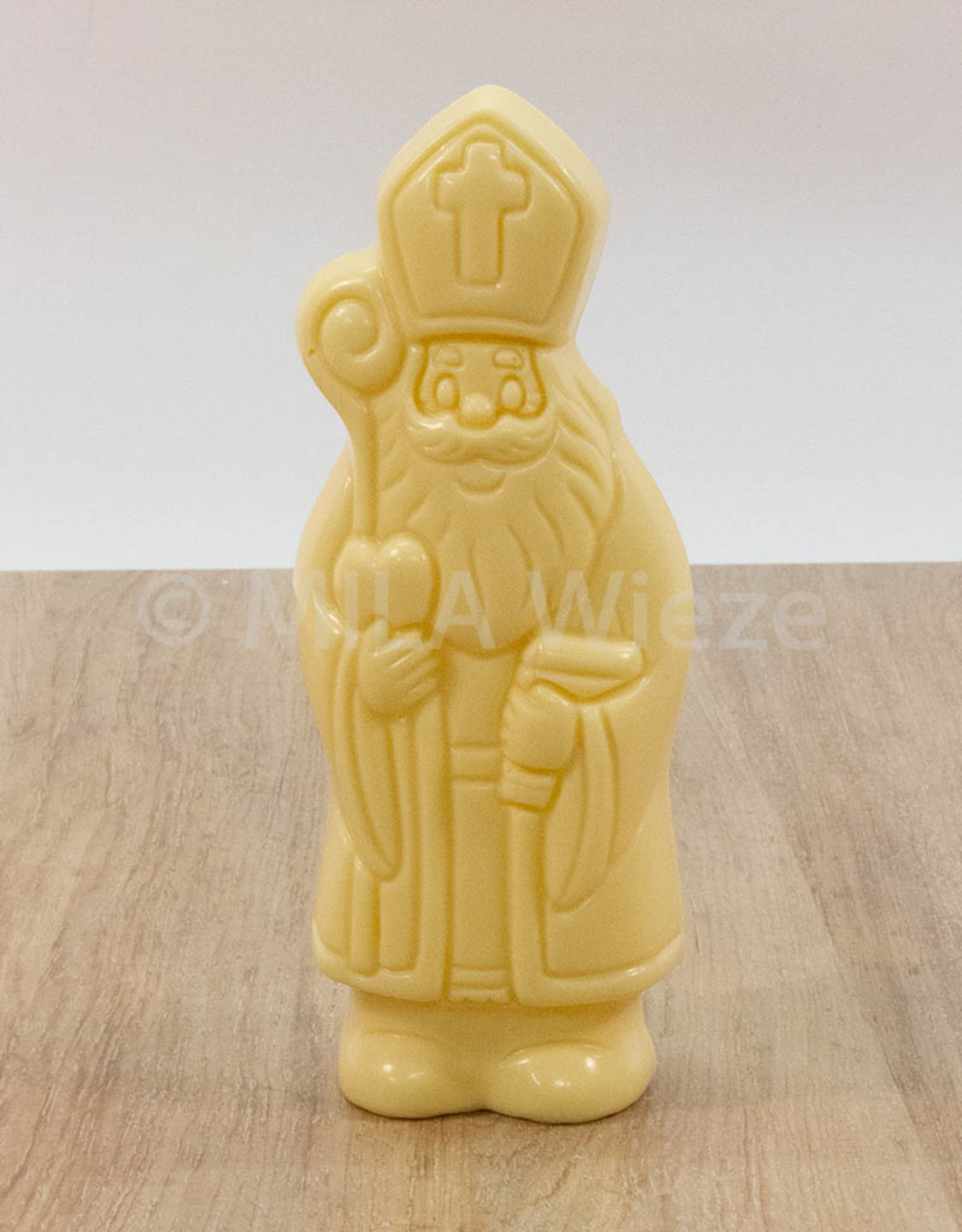 Lachende sint - 50 gr - 12 cm -melk-, witte en fondant chocolade