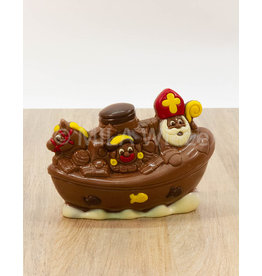Stoomboot deco - 220 gr - Callebaut chocolade