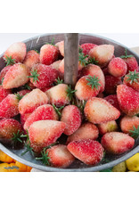 Marsepein aardbeien - 150 gr