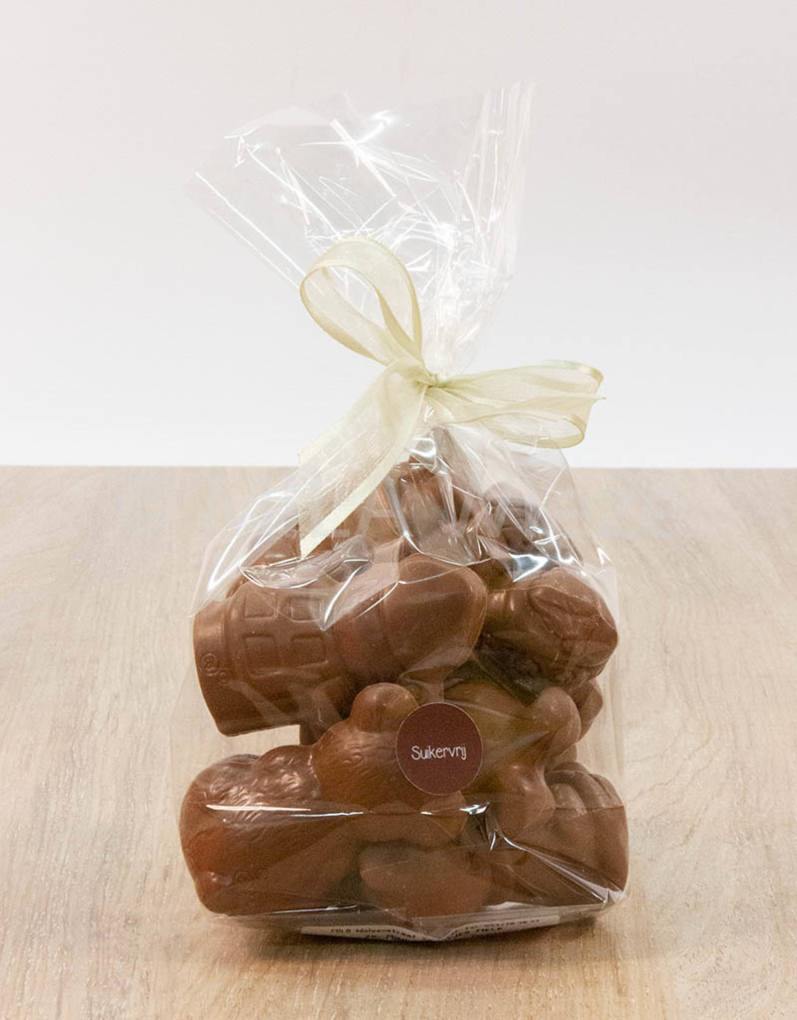 Suikervrije mini sinterklaasfiguren -165 gr  à 175 gr - Callebaut chocolade