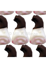 Fondant suiker hesp groot - 4 stuks - 9 cm