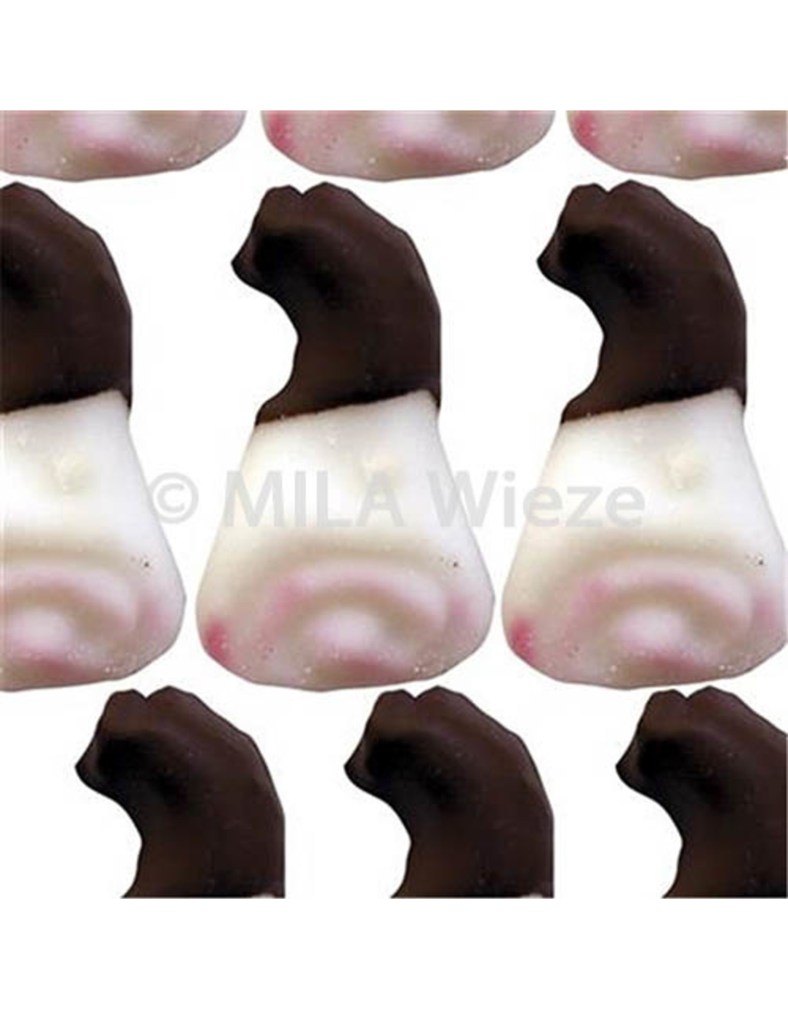 Fondant suiker hesp groot - 4 stuks - 9 cm