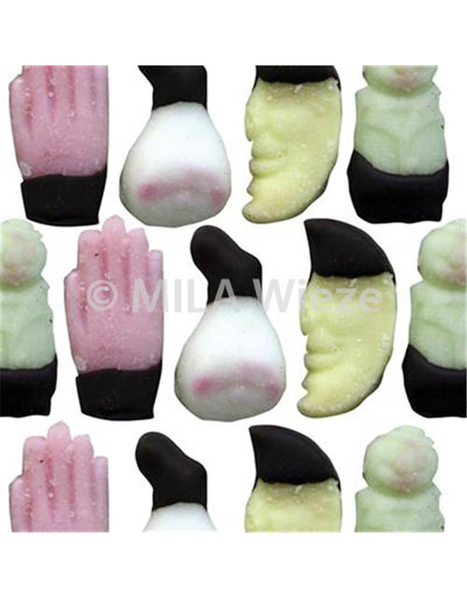 Fondant suiker assortiment - 9 stuks - 6,5 cm