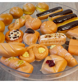 Marsepein koffiekoeken - 3 stuks Marsepein koffiekoeken - 3 stuks