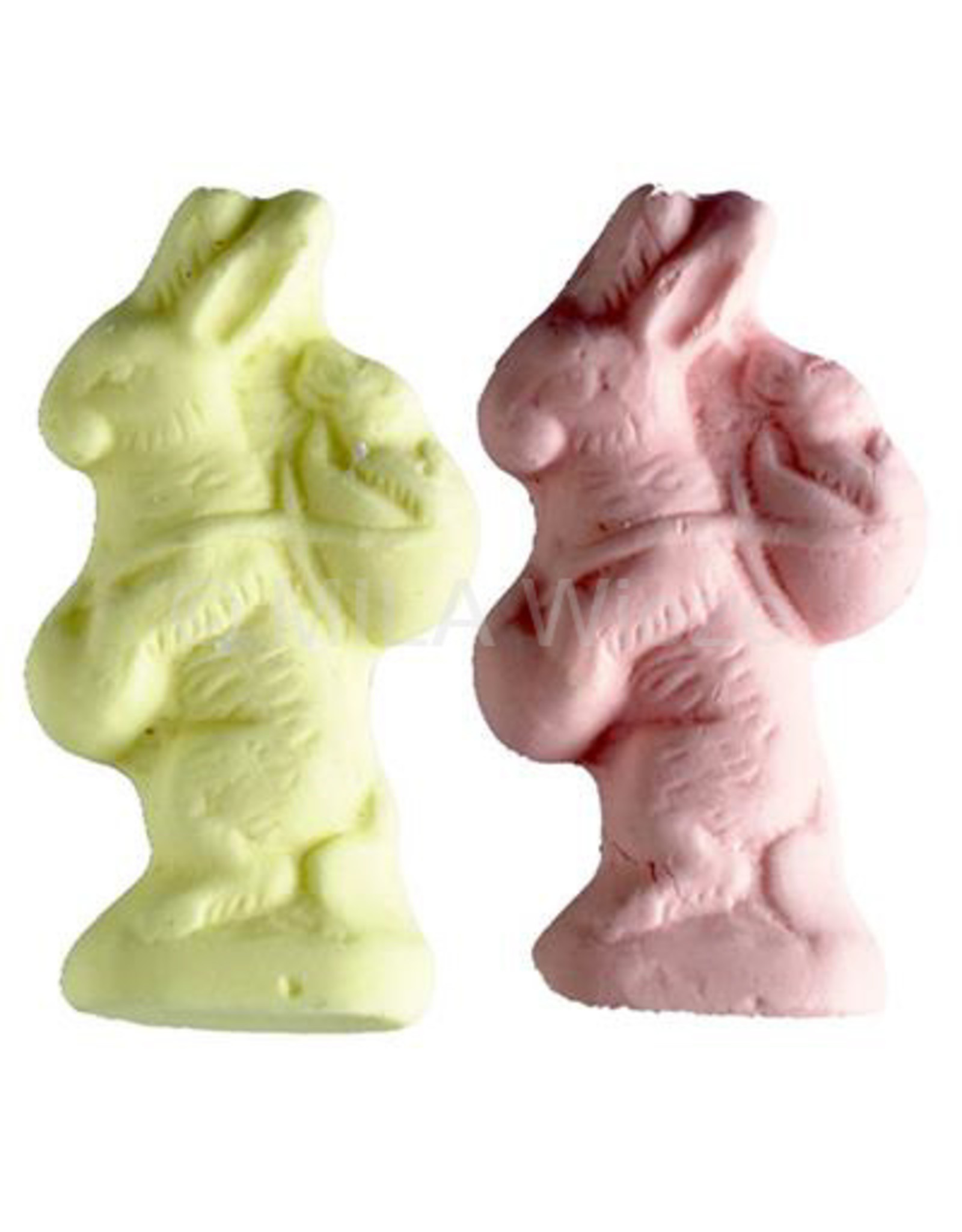 Kleine guimauve paashaasjes - 7 cm - 18 stuks