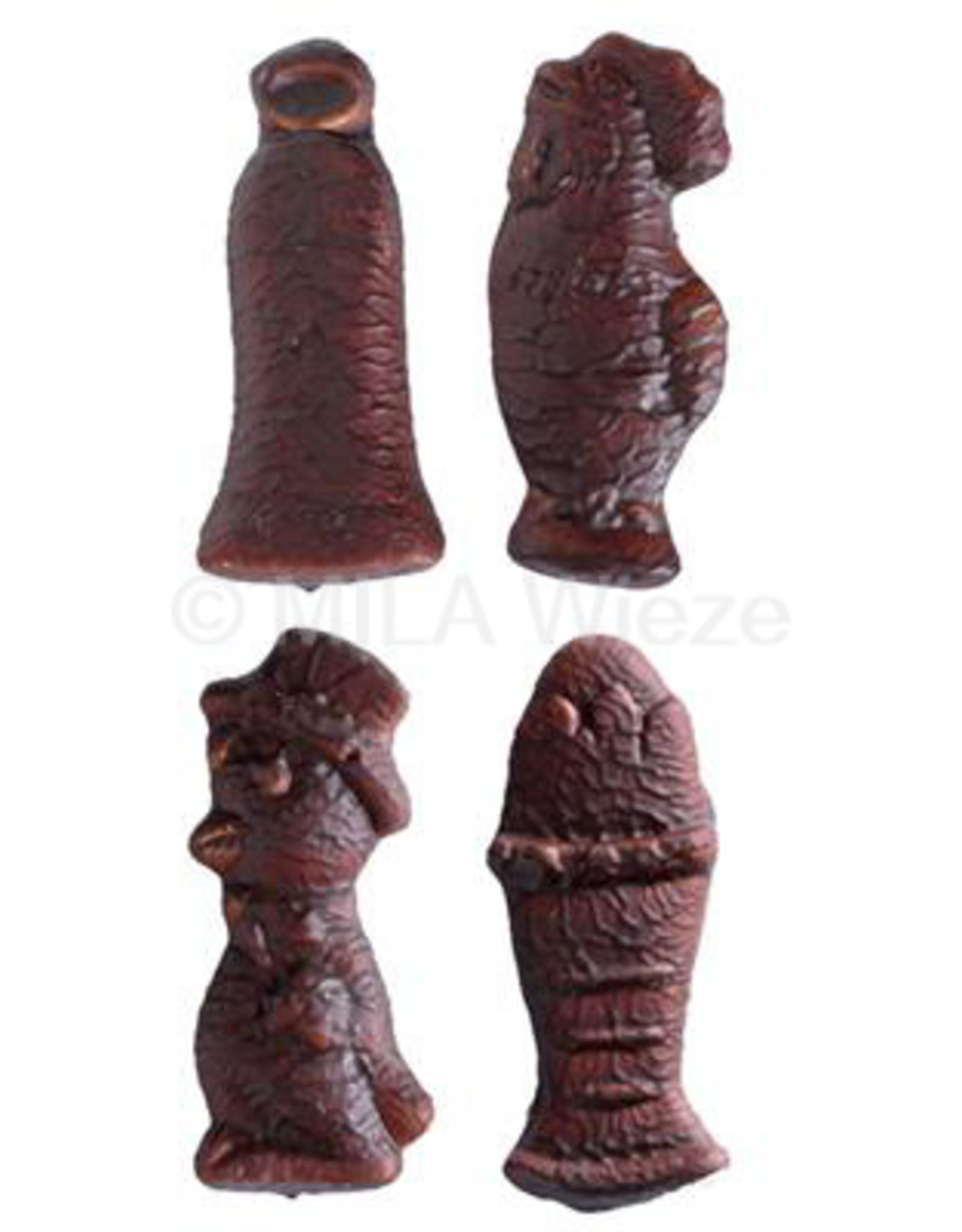 Guimauve paasfiguren assorti chocolade - 10 cm - 9 stuks