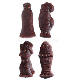 Guimauve paasfiguren assorti chocolade - 10 cm - 9 stuks