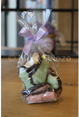 Fondant suiker klok chocolade - 9 stuks