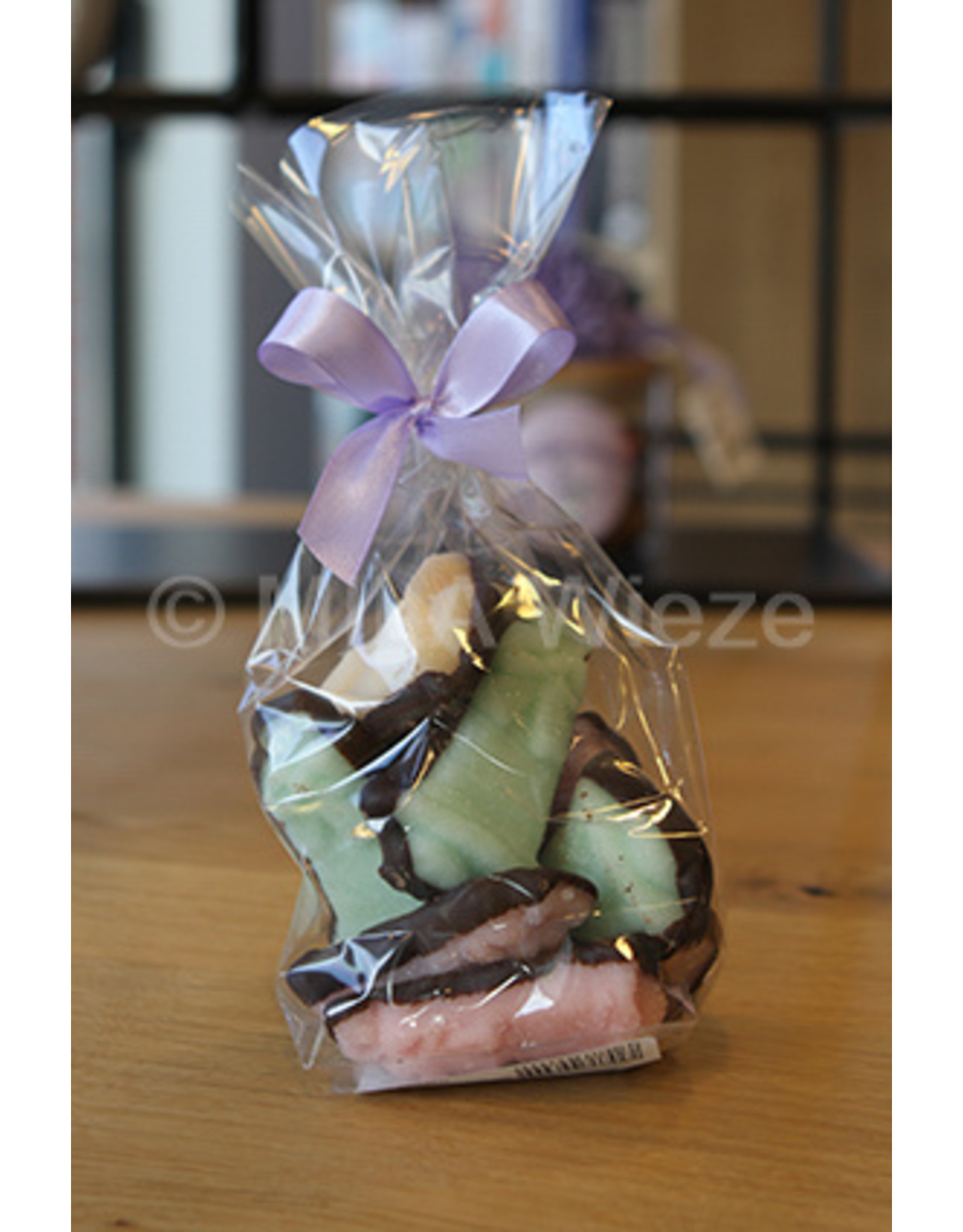 Fondant suiker klok chocolade - 9 stuks