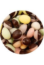 Paaseitjes - Half fondant chocolade - half fondant suiker