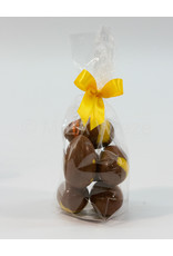 Design deco eieren geel/oranje - 6 stuks