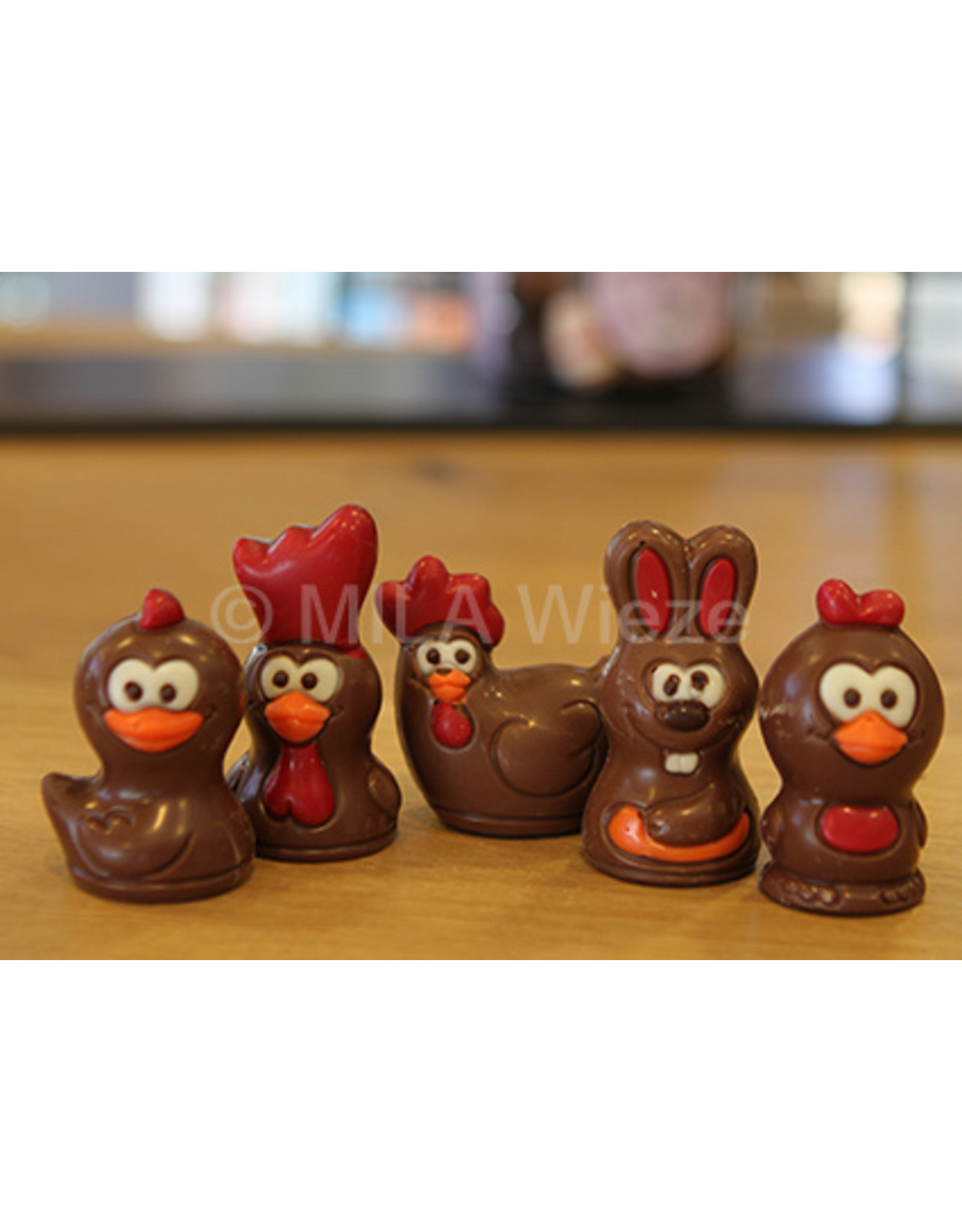 Mini paasfiguurtje - deco - 18 gr