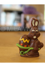 Haas met kruiwagen - deco - 60 gr