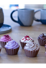 ickx Cup cake pralines Woudvruchten ganache