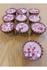 Fruitcupje aardbei meringue