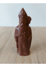 Sint of Piet - 50 gr - 14 cm - melk-, witte of fondant chocolade