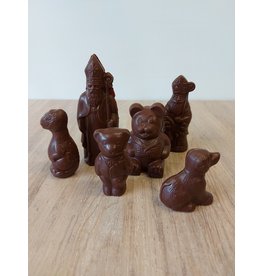 Lactose vrije sinterklaasfiguren -  Callebaut chocolade
