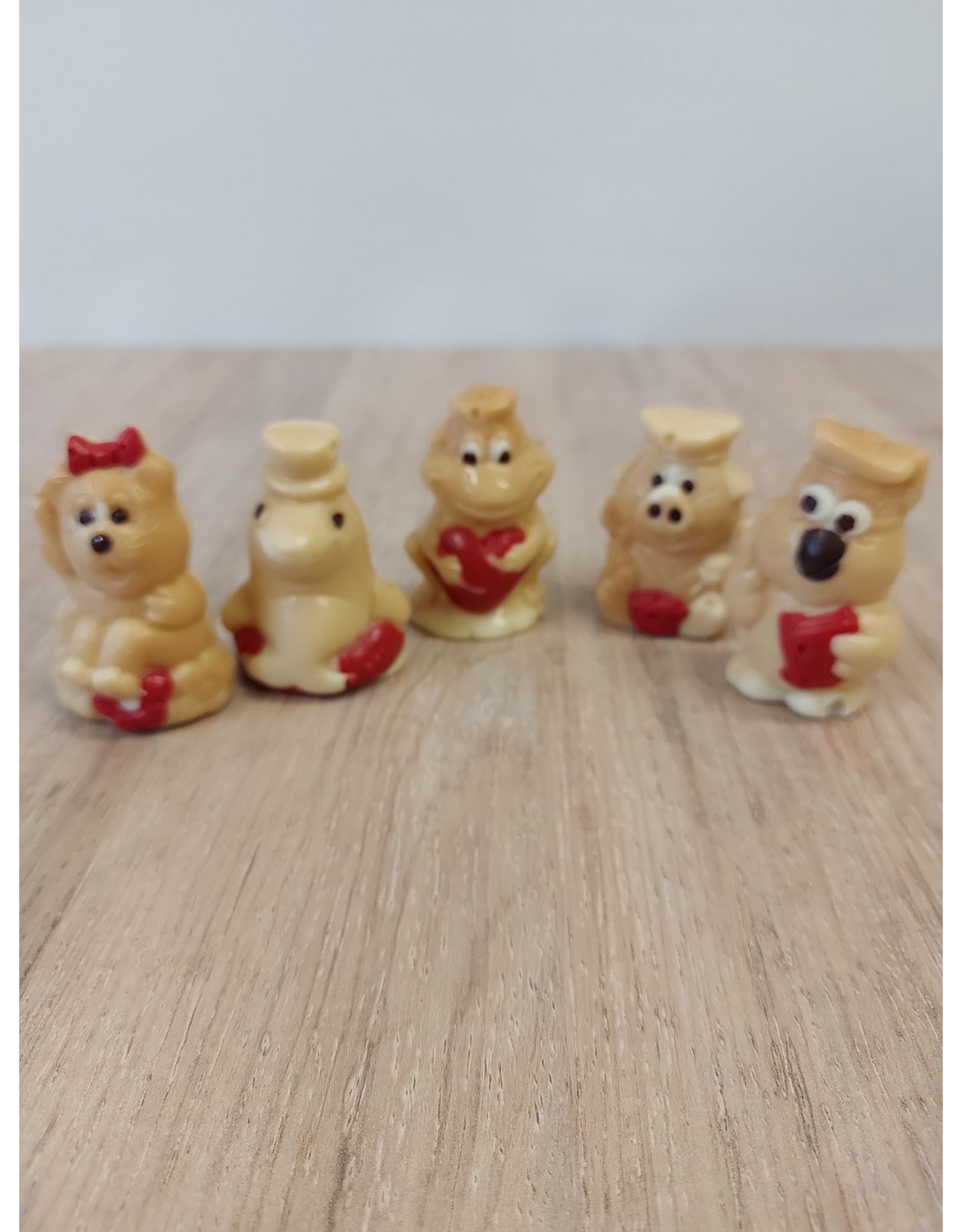 Piepfiguren deco  - per 5 verpakt   - Callebaut chocolade