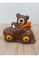 Beer in auto deco 150 gr - 14 cm    - Callebaut chocolade