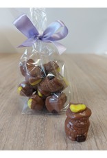 Vrolijke piet   - melk/praliné - 7 stuks