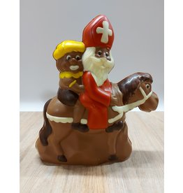 Sint en piet te paard  32 cm deco
