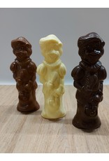 Lachende piet - 90 gr - 18 cm - melkchocolade, witte  of fondant chocolade