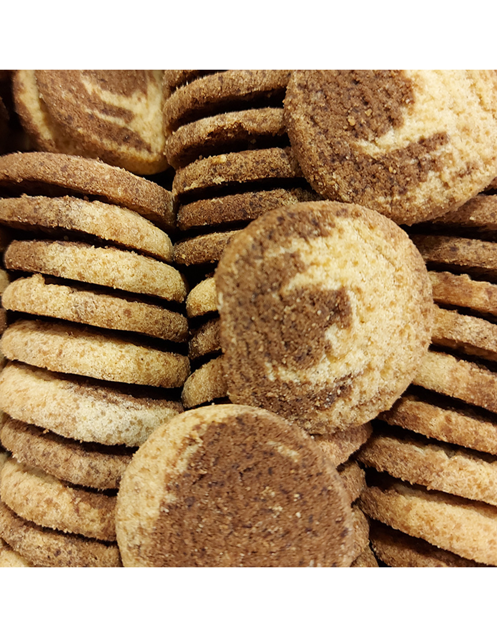 Suikervrije gemarmerde zandkoekjes  150 gr