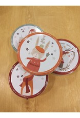 Blik kerstkoekjes 150 gr - zandkoekjes assortiment