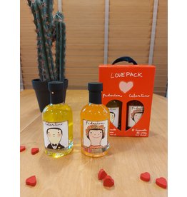 MILA Love pack - 2 flesjes likeur van sinaas en citroen / 2 x  20 cl / 15 % alcohol
