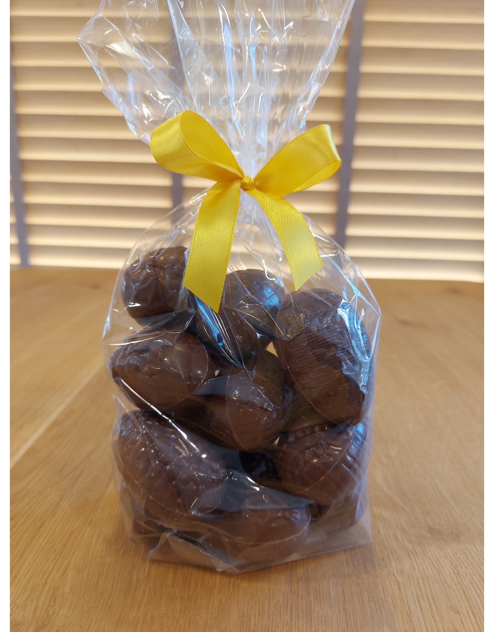 Holle paaseieren 6 cm - 15 stuks chocolade