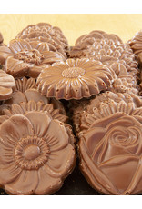 Suikervrije caraque melk of fondant chocolade