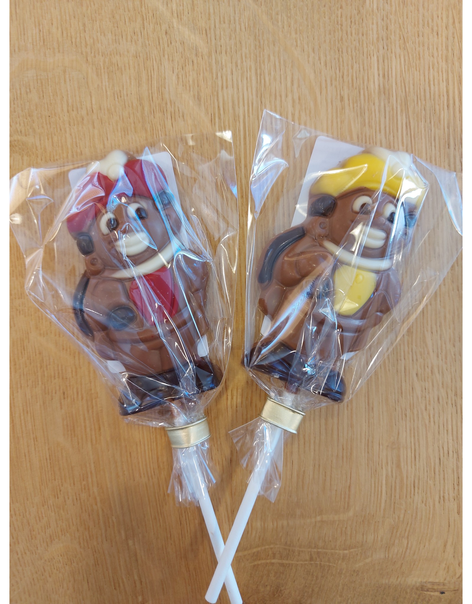 Chocolade lollie  piet - melk chocolade