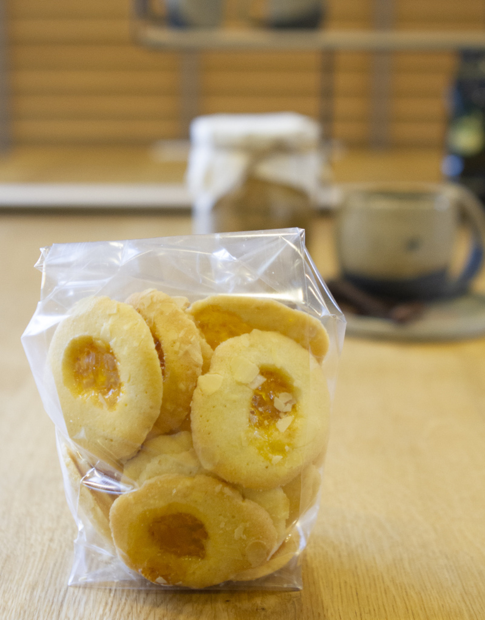 Ambachtelijk gebakken koekjes - abrikozen koekjes   - 125 gr