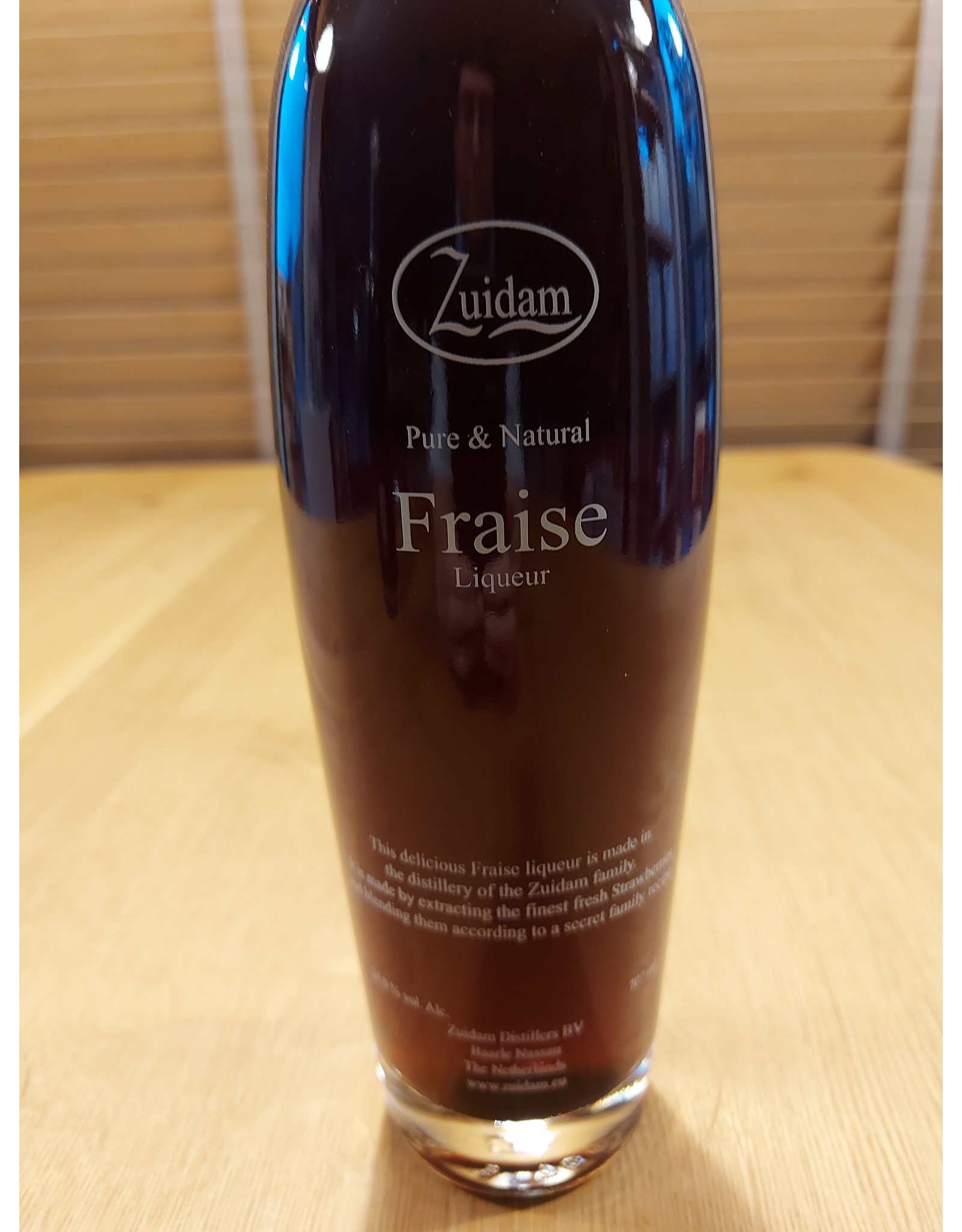 Fraise likeur in sierflesfles 700 ml - Zuidam