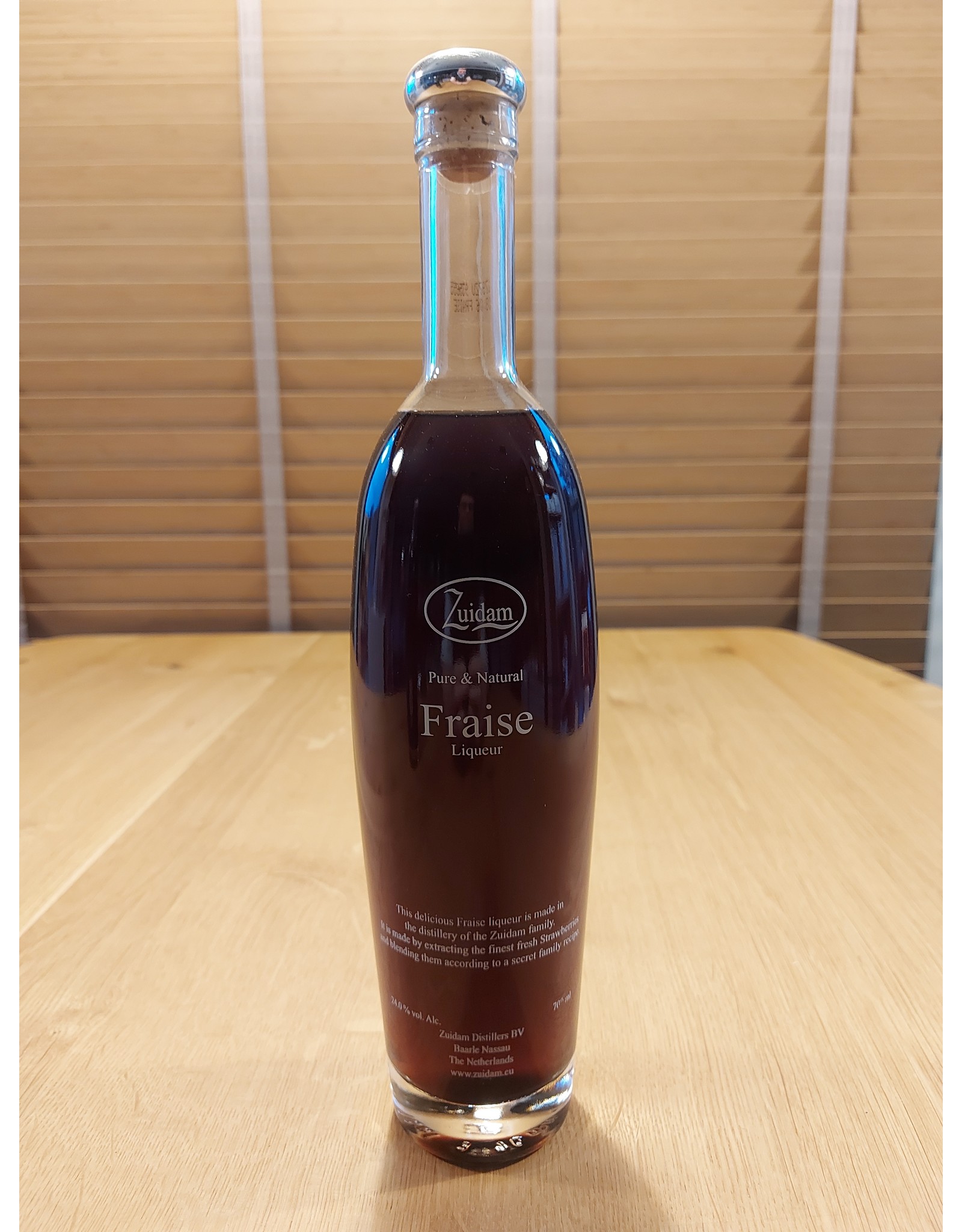 Fraise likeur in sierflesfles 700 ml - Zuidam