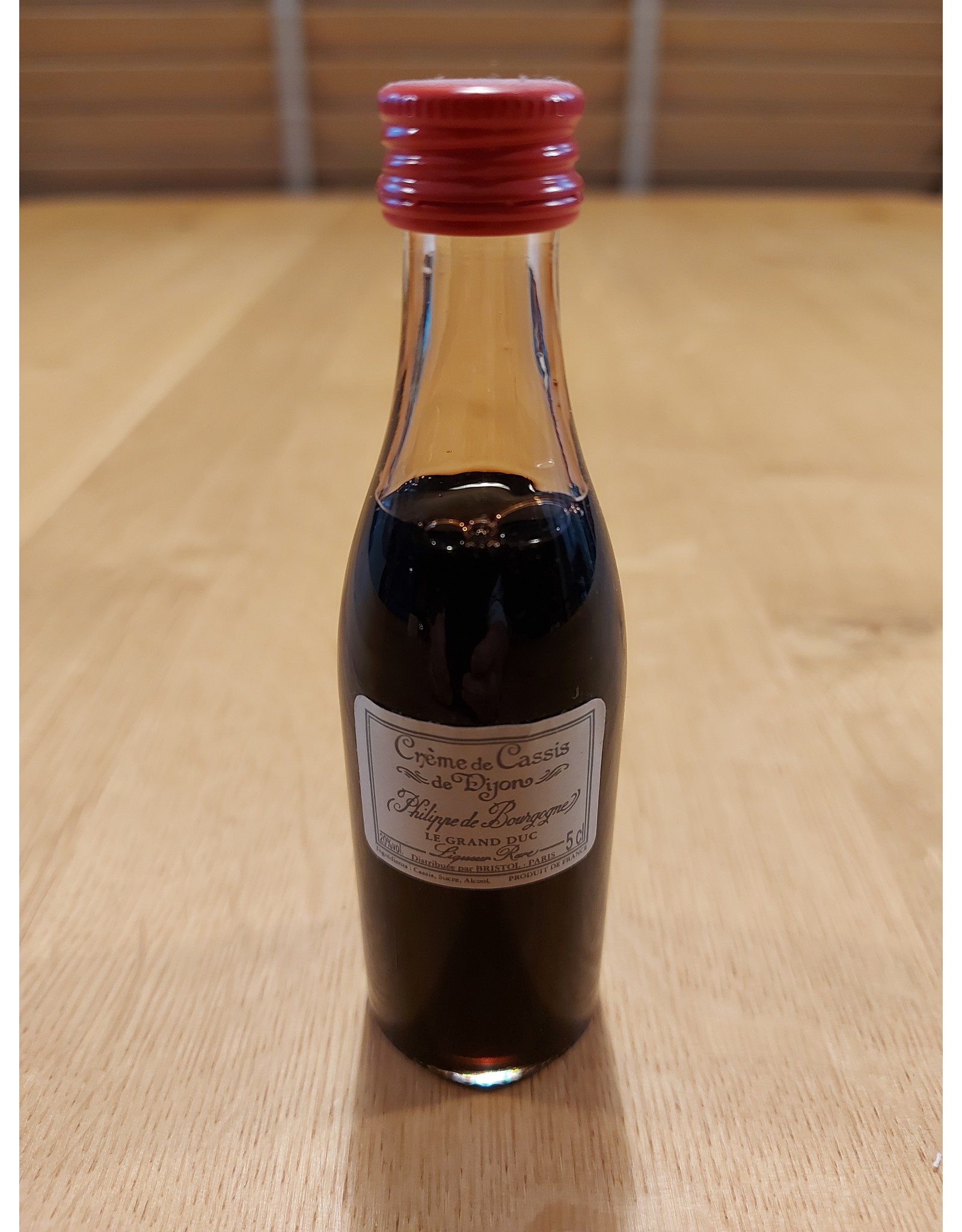 Crème de cassis mini flesje 5 cl