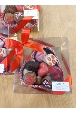 Chocolade cup gevuld met pralines