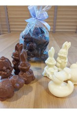 Mini paasfiguurtjes  en eieren SUIKERVRIJ - 125 gr - 6 stuks